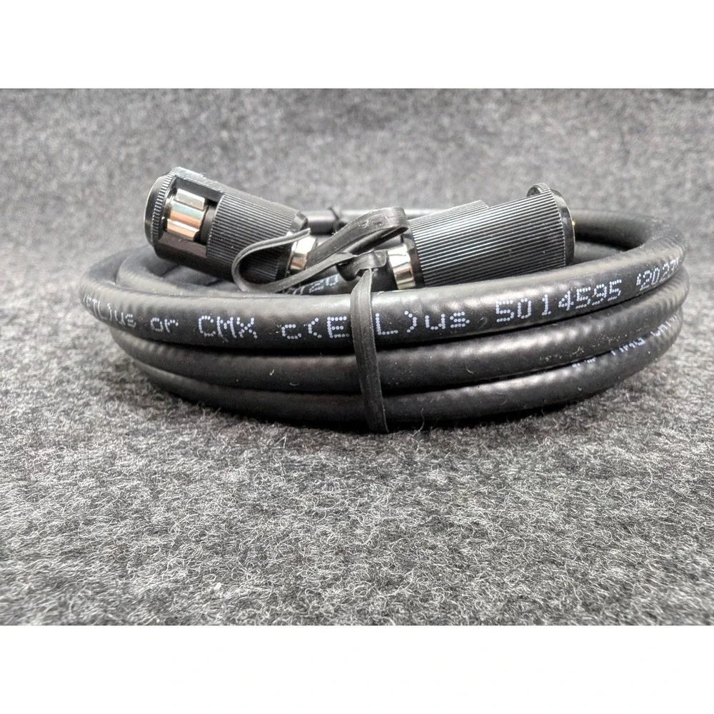 NEW PPC Perfect Flex 6 Series 18 AWG Coaxial Cable 8 Feet Black CATV CMX Coax
